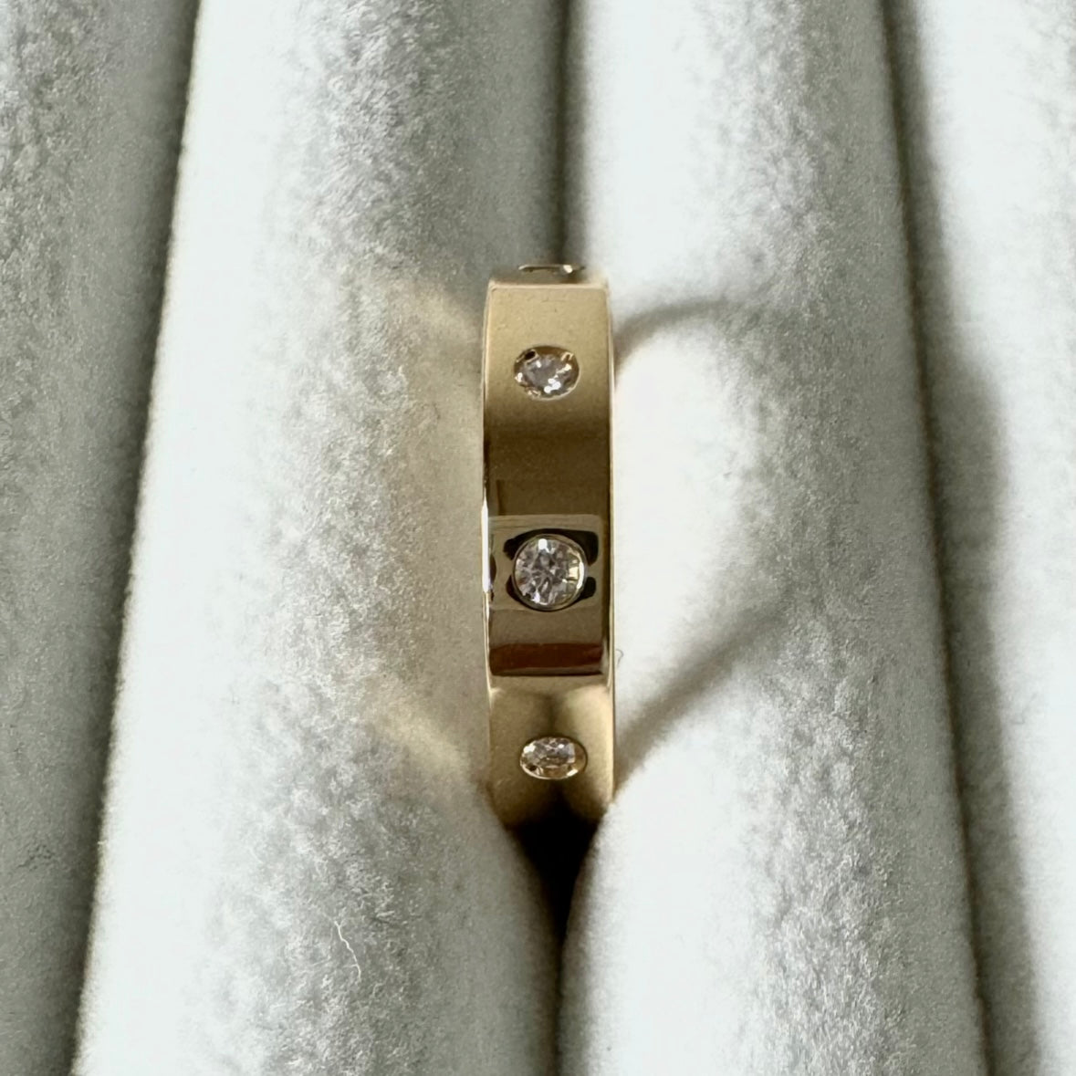 Amplify Large Embedded Diamond Ring | ラボグロウンダイヤモンド リング