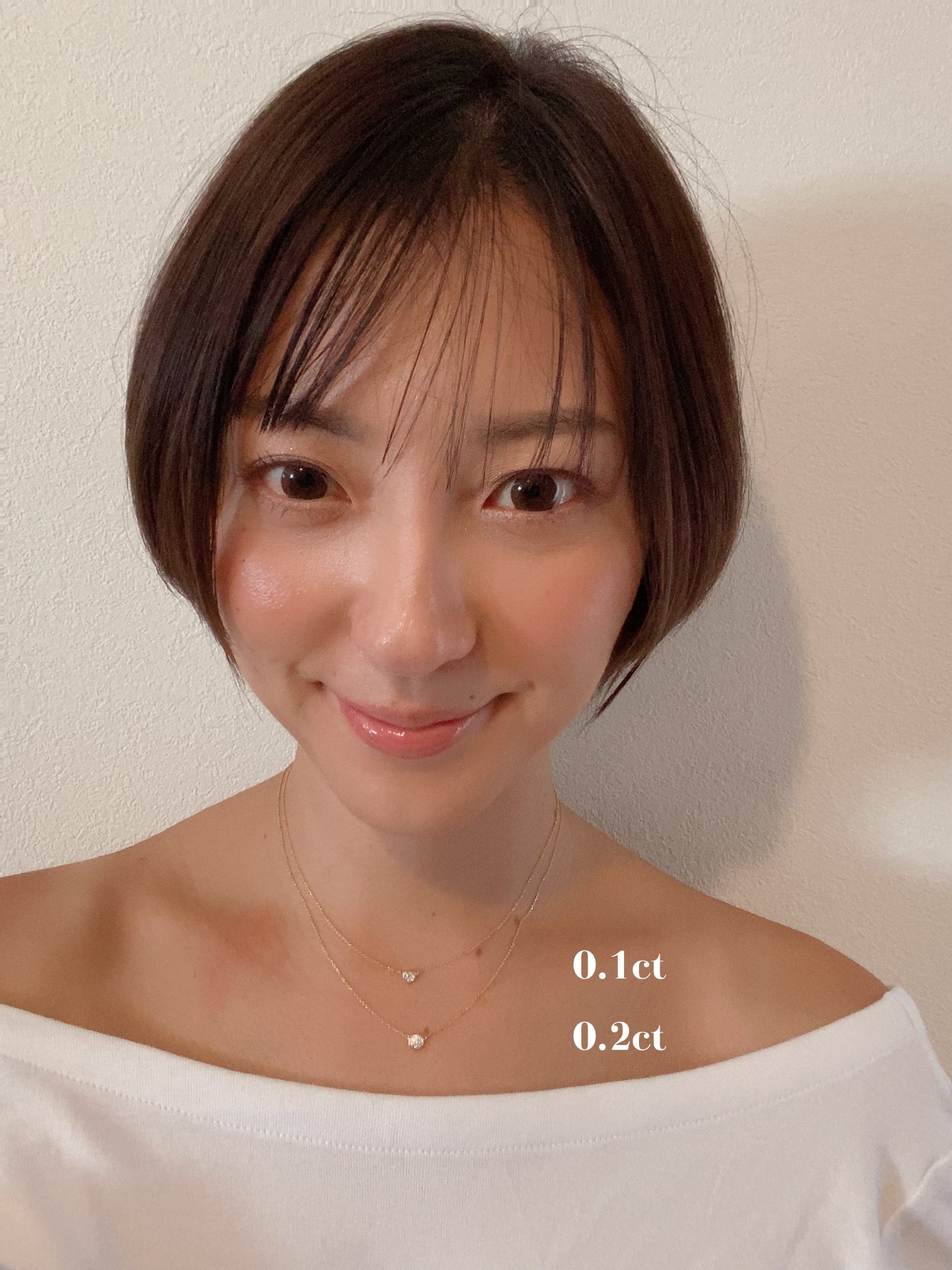 Small Bezel Necklace(ベゼルネックレス)| ラボグロウンダイヤモンド ネックレス