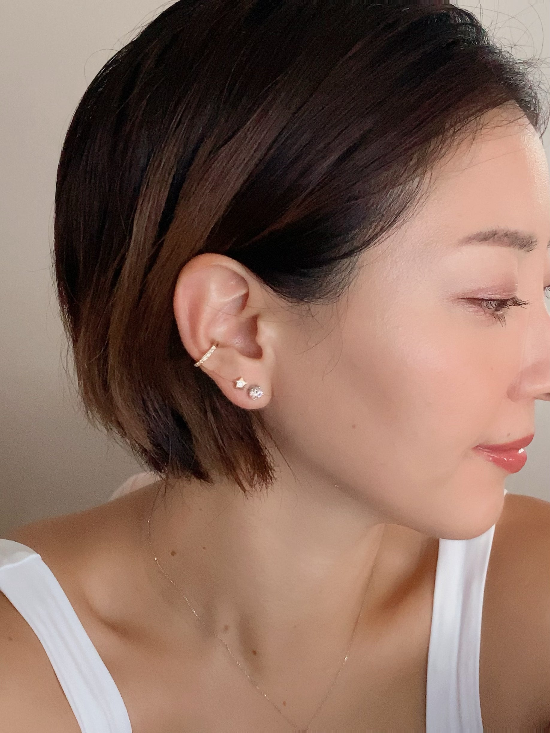 Pavé Ear Cuff(パヴェ イヤーカフ)| ラボグロウンダイヤモンド イヤーカフ