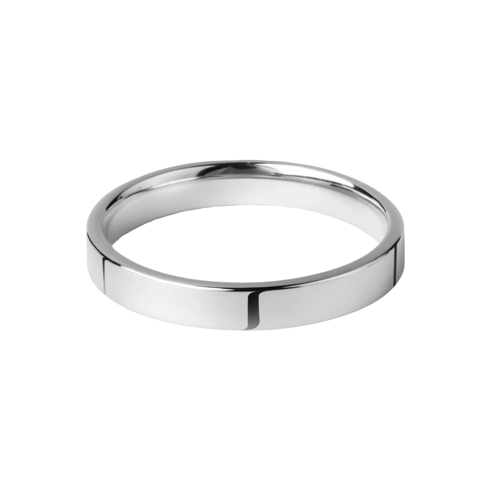The Milli Wide Flat Wedding Band Pt950 | Wedding Ring