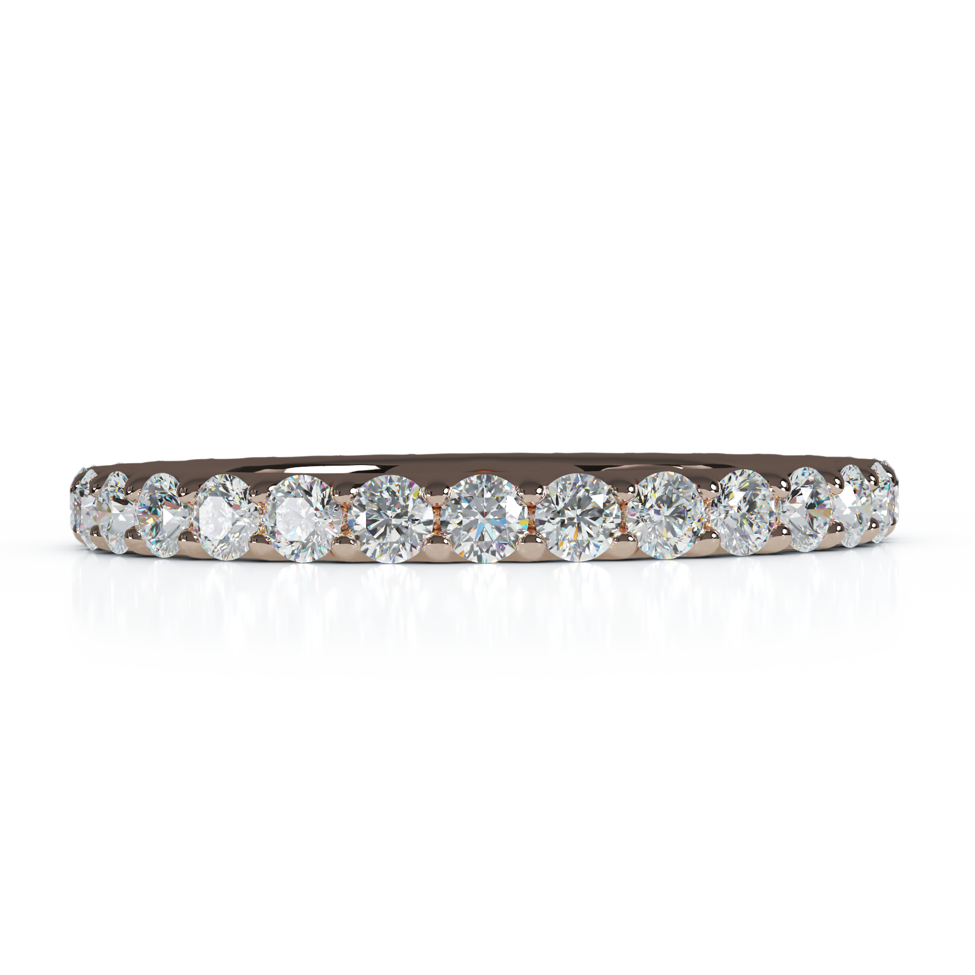 Amplify Eternity Ring 18K PG | Lab Grown Diamond Eternity Ring