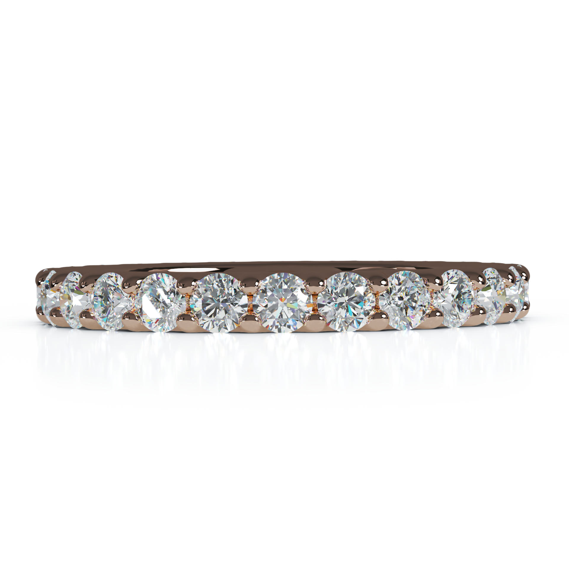 Amplify Large Eternity Ring 18K PG | ラボグロウンダイヤモンド エタニティリング