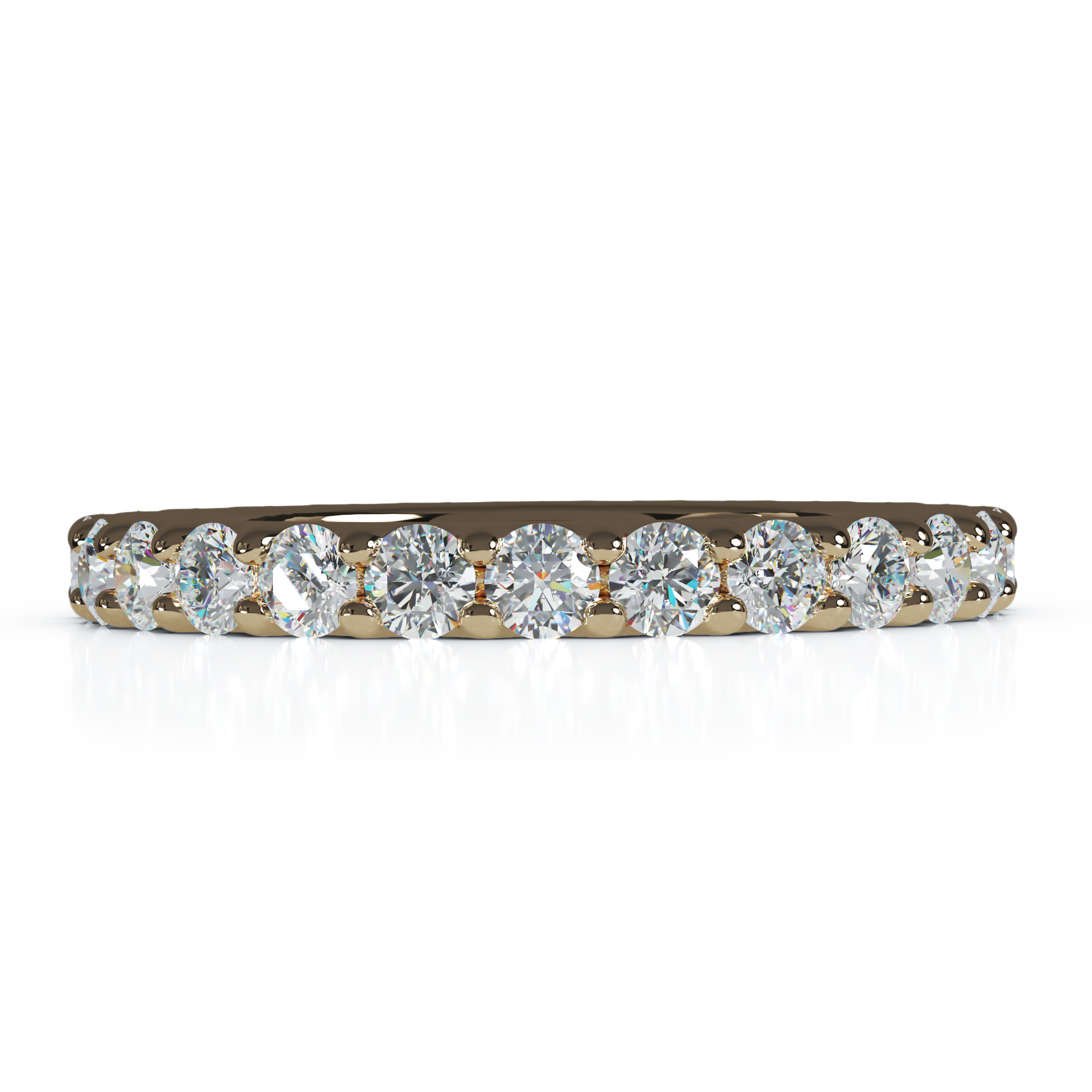 Amplify Large Eternity Ring 18K YG | ラボグロウンダイヤモンド 