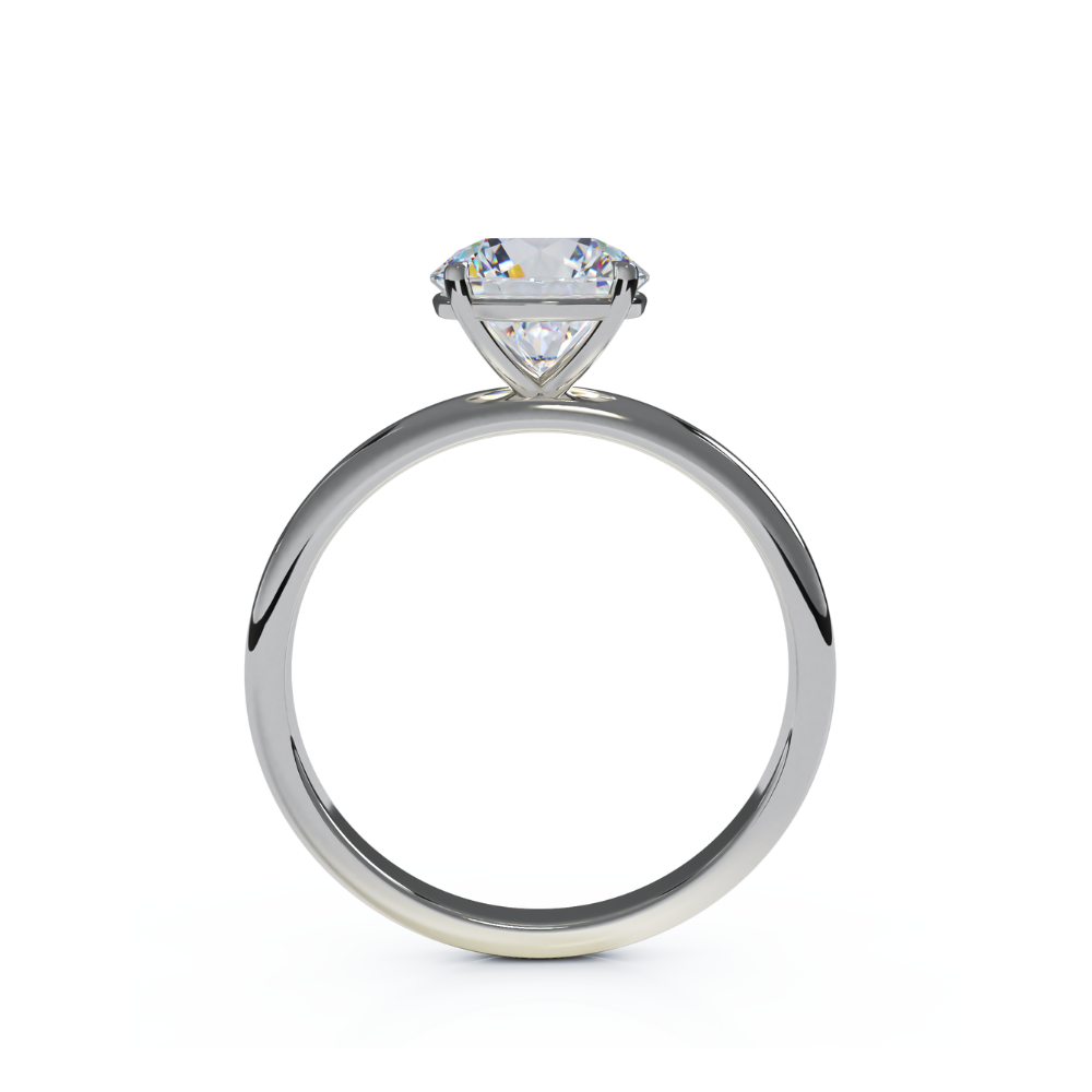 Amplify Round Solitaire Ring Pt950 | ラボグロウンダイヤモンド 婚約指輪