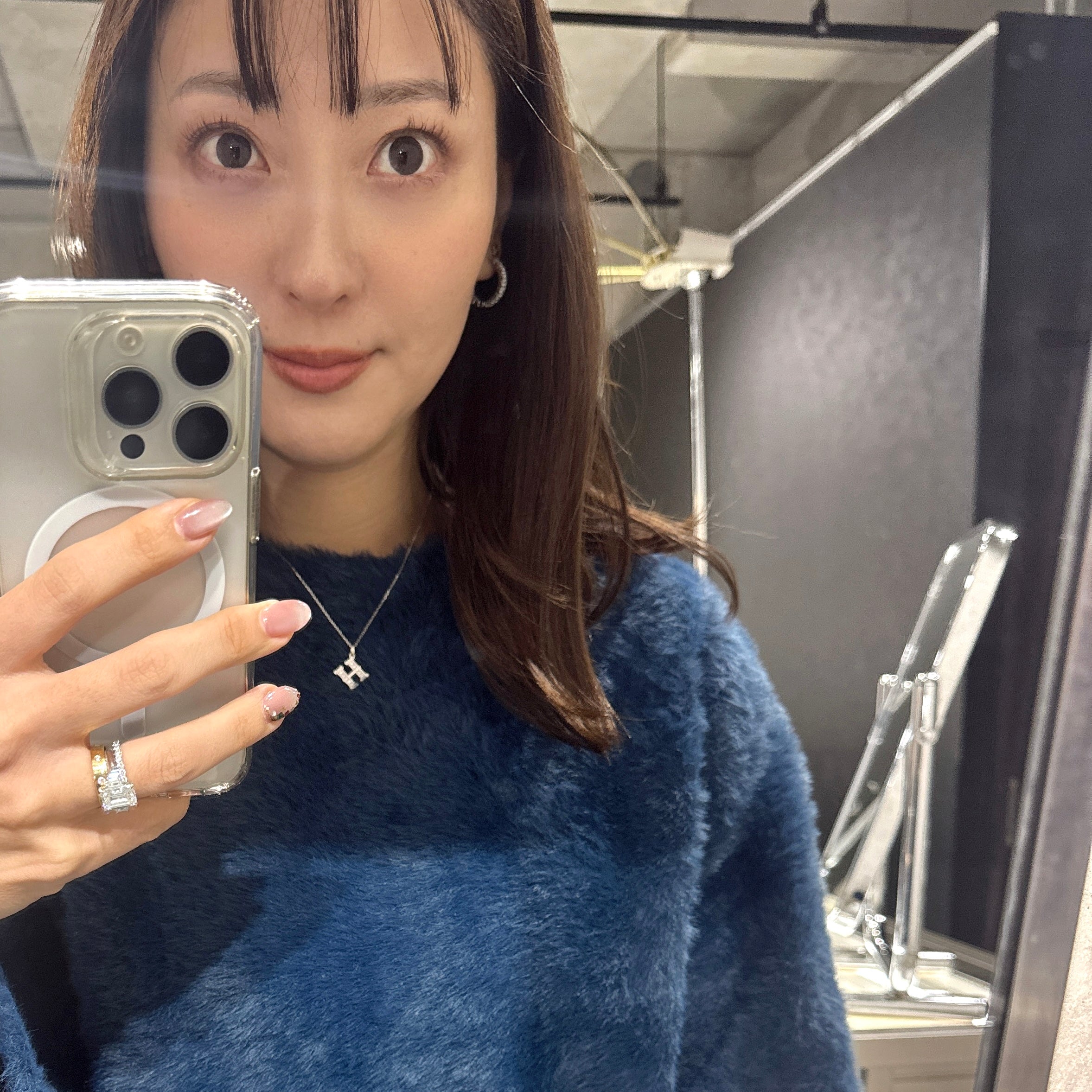 Artisan Initial Necklace | ラボグロウンダイヤモンド イニシャルネックレス