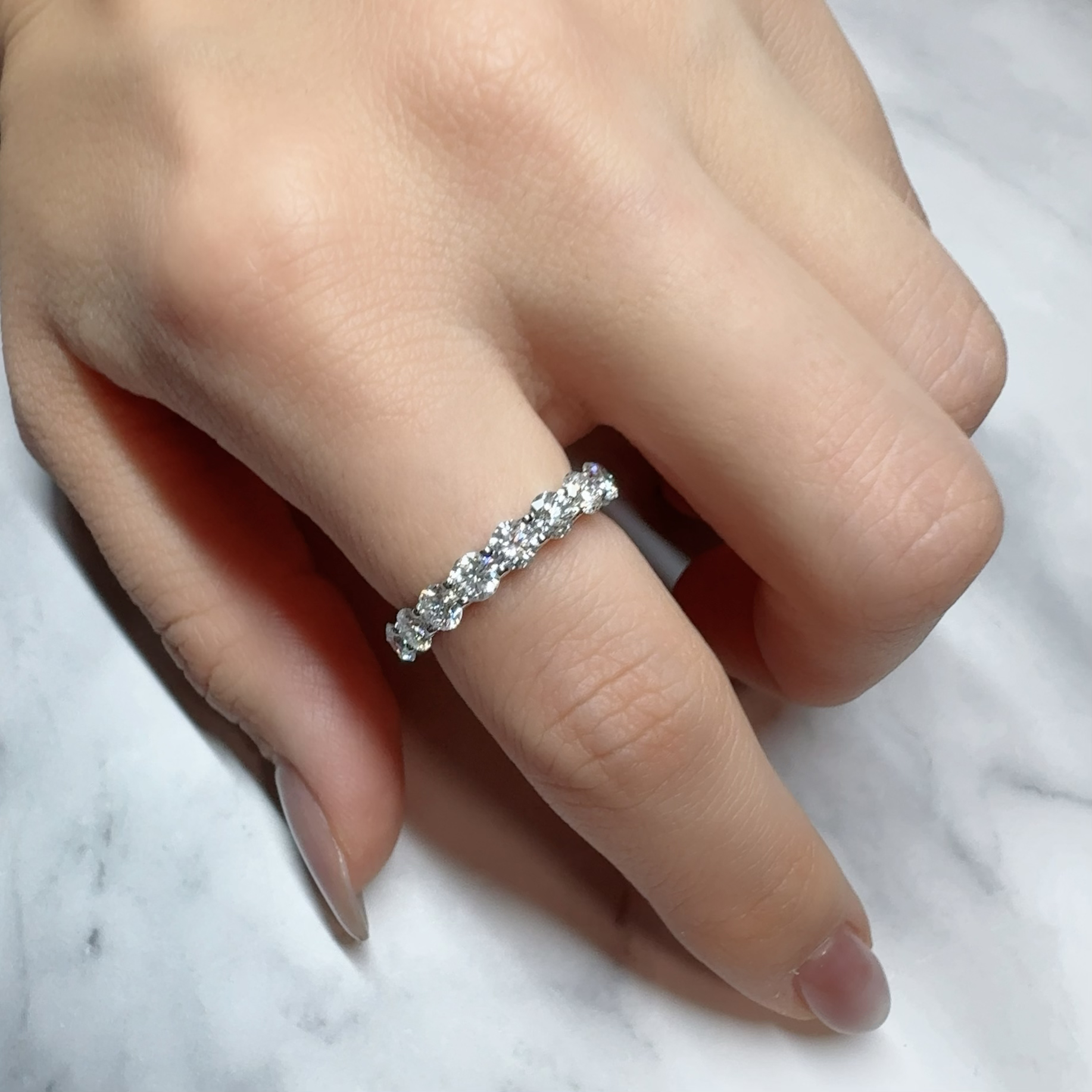 Luxe Scalloped Eternity Ring (Full) | ラボグロウンダイヤモンド Luxe Scalloped Eternity Ring (Full) | ラボグロウンダイヤモンド