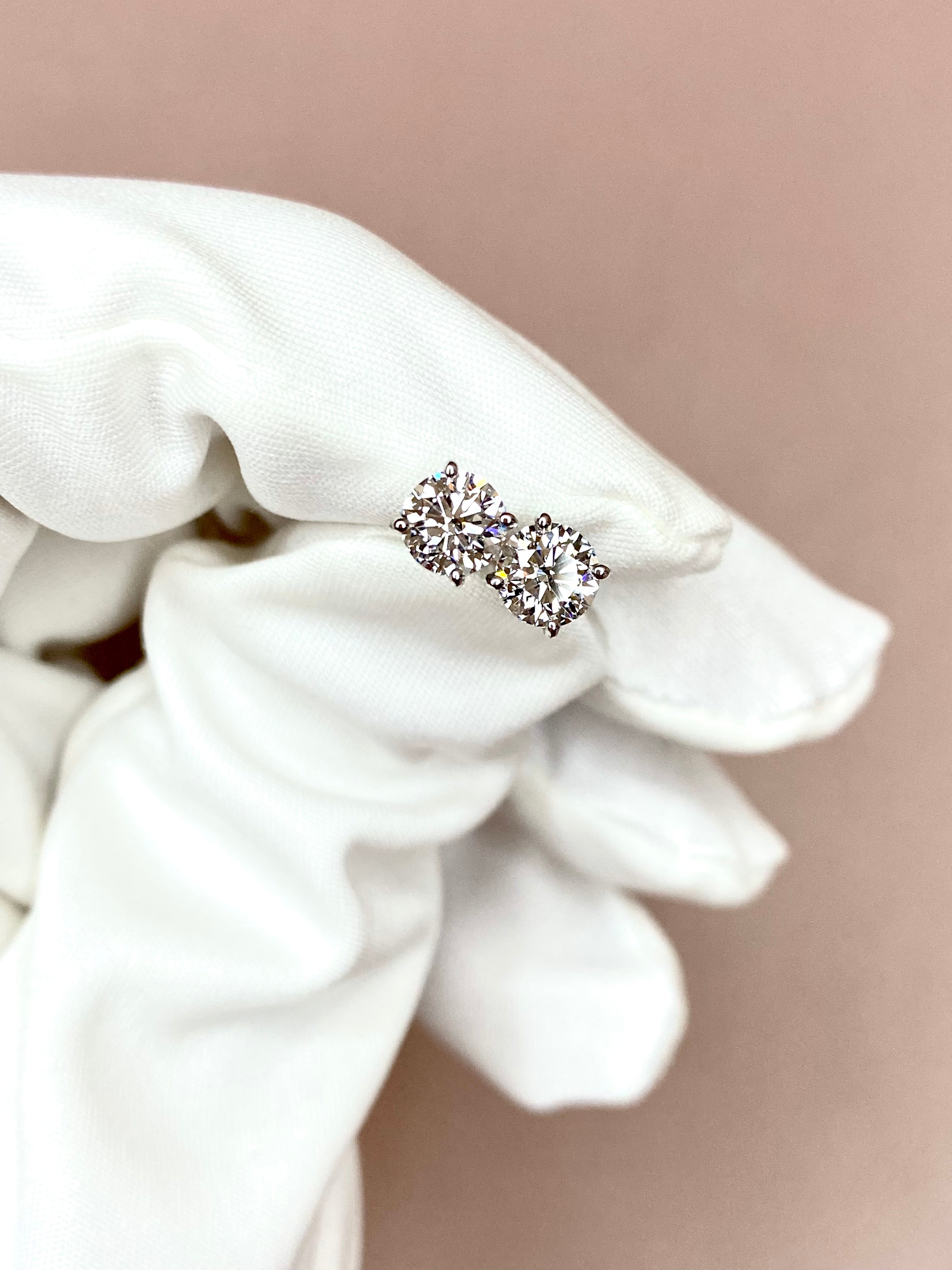 Solitaire Earrings | ラボグロウンダイヤモンド ピアス