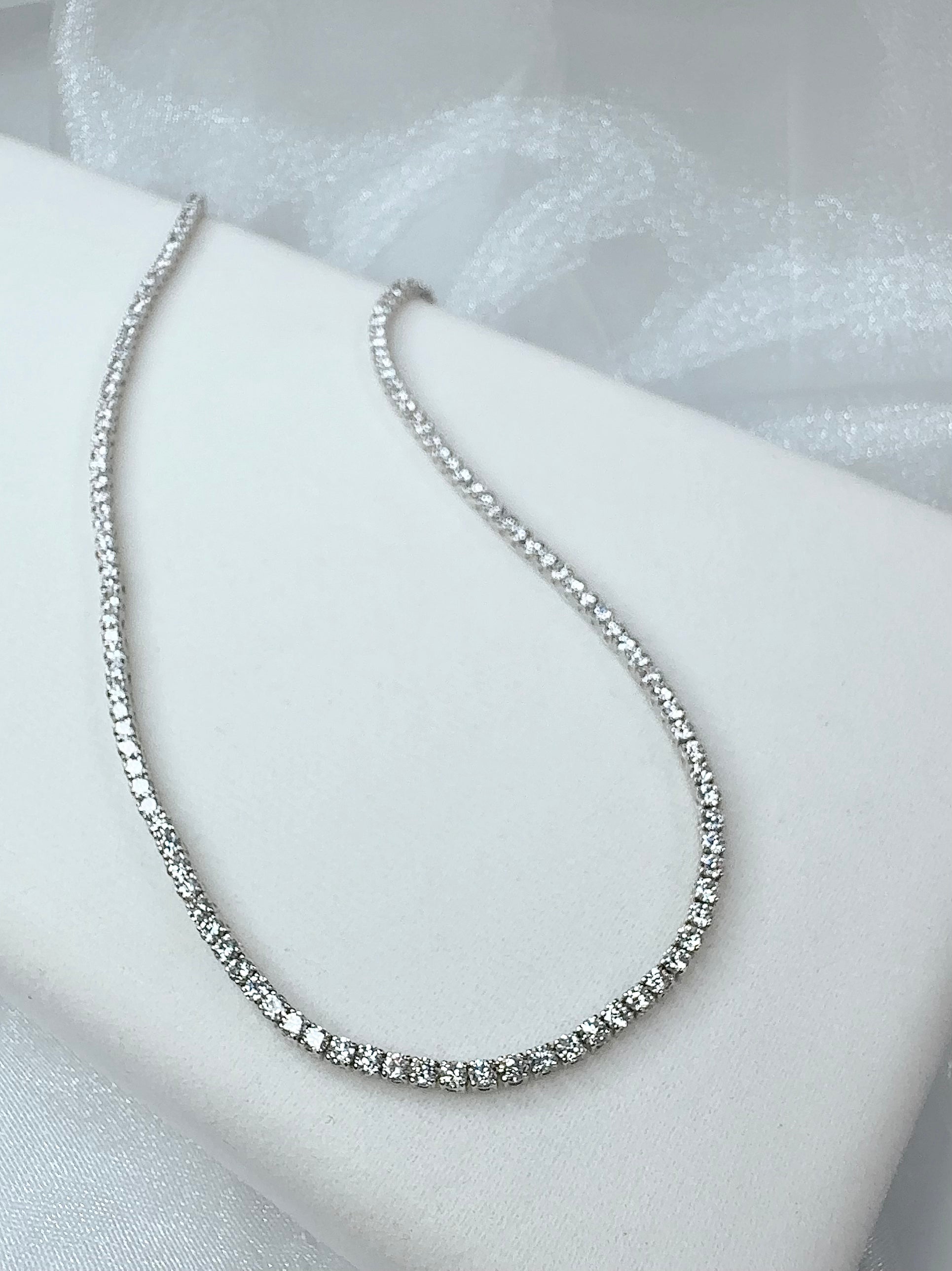 Original Tennis Necklace (5ct) | ラボグロウンダイヤモンド テニスネックレス