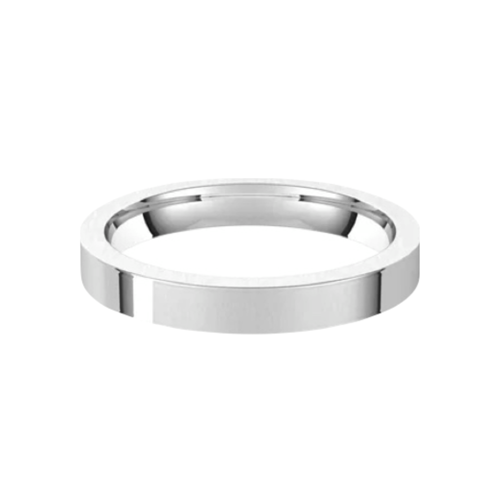 The Milli Wide Flat Wedding Band Pt950 | 結婚指輪