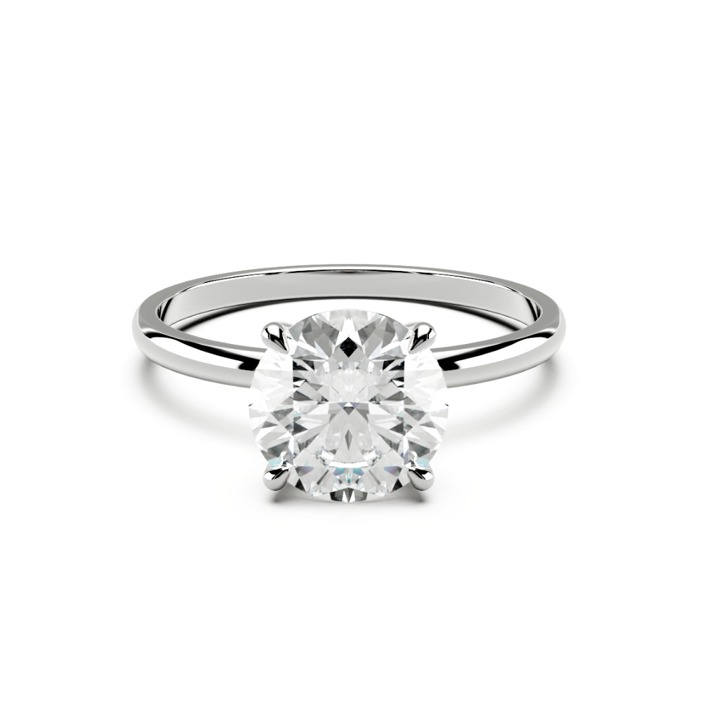 1カラット | The Milli Round Solitaire Ring Pt950 | ラボグロウンダイヤモンド 婚約指輪