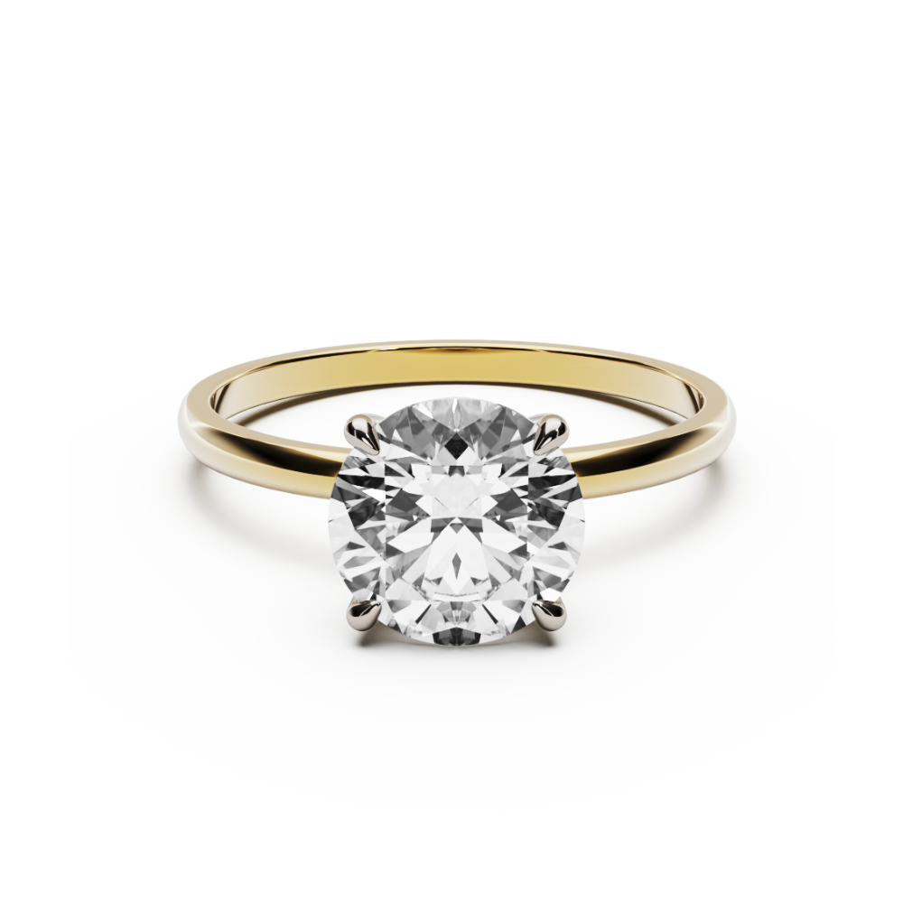 The Milli Round Solitaire Ring 18K | ラボグロウンダイヤモンド 婚約指輪