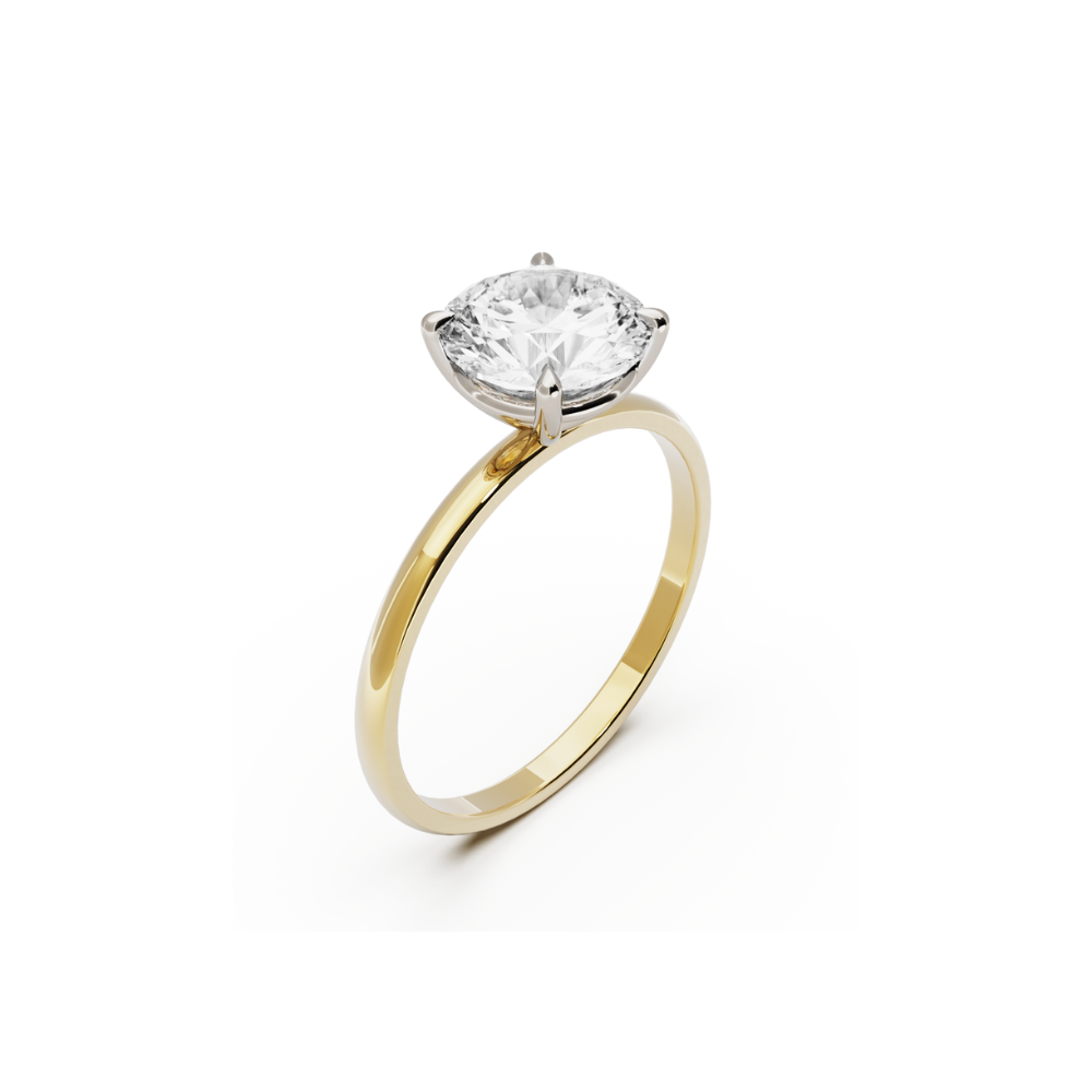 The Milli Round Solitaire Ring 18K | ラボグロウンダイヤモンド 婚約指輪