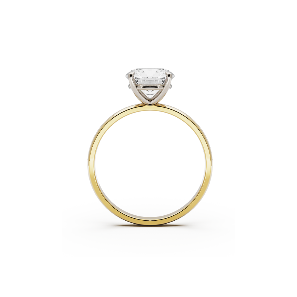 The Milli Round Solitaire Ring 18K | ラボグロウンダイヤモンド 婚約指輪