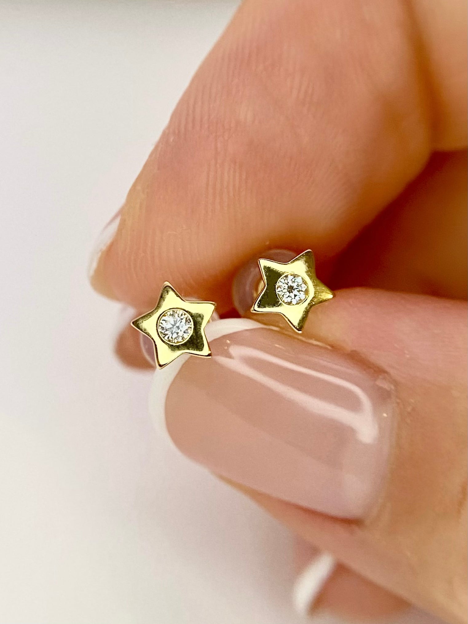 Star Earrings | Lab Grown Diamond Earrings