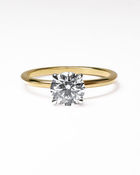 The Milli Round Solitaire Ring 18K | ラボグロウンダイヤモンド 婚約指輪