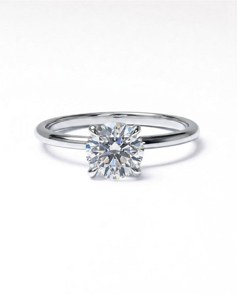 The Milli Round Solitaire Ring Pt950 | ラボグロウンダイヤモンド