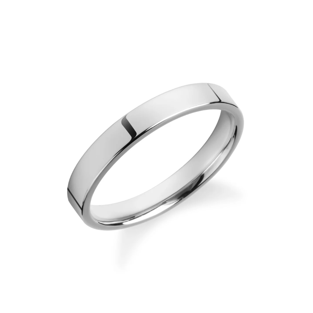 The Milli Wide Flat Wedding Band Pt950 | 結婚指輪