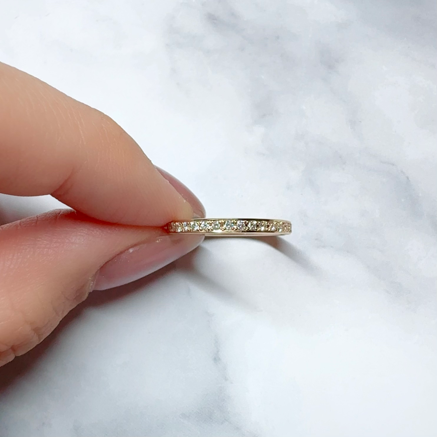 Petite Serena Eternity Ring (Half) | ラボグロウンダイヤモンド エタニティリング