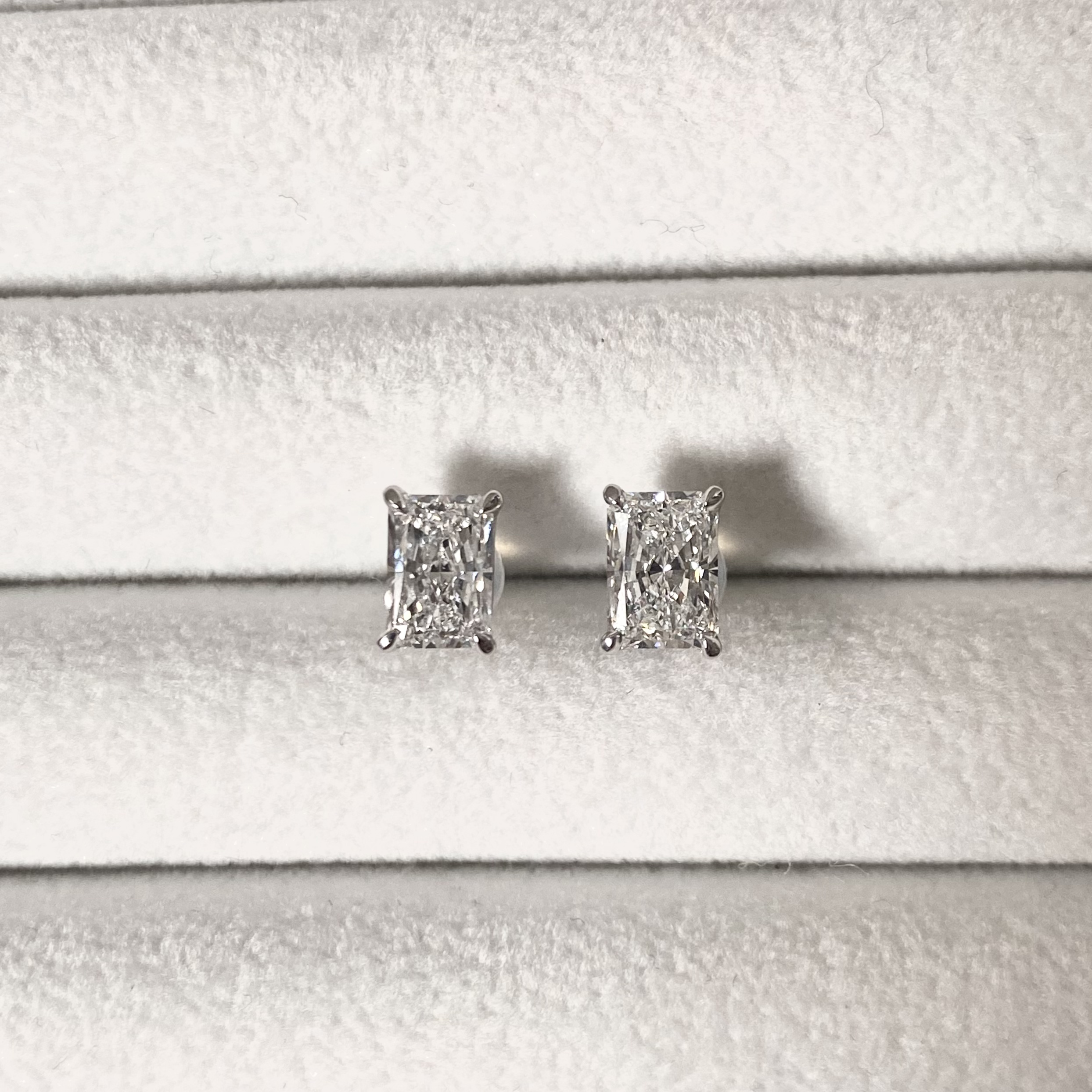 Solitaire Earrings | Lab Grown Diamond Earrings