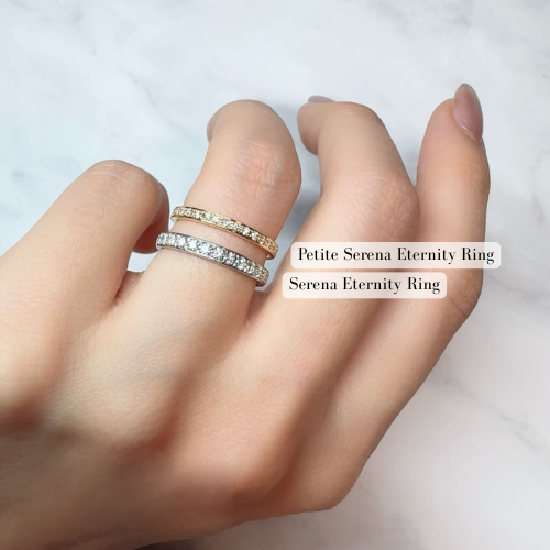 Petite Serena Eternity Ring (Full) | ラボグロウンダイヤモンド エタニティリング