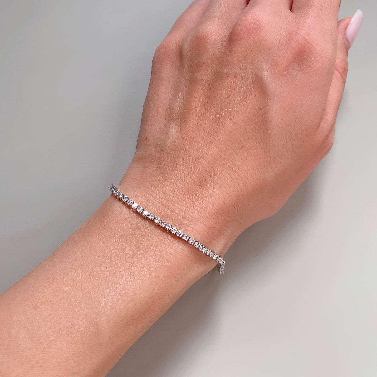 Relaxed Tennis Bracelet (~3ct) | ラボグロウンダイヤモンド テニス Relaxed Tennis Bracelet (~3ct) | ラボグロウンダイヤモンド テニス