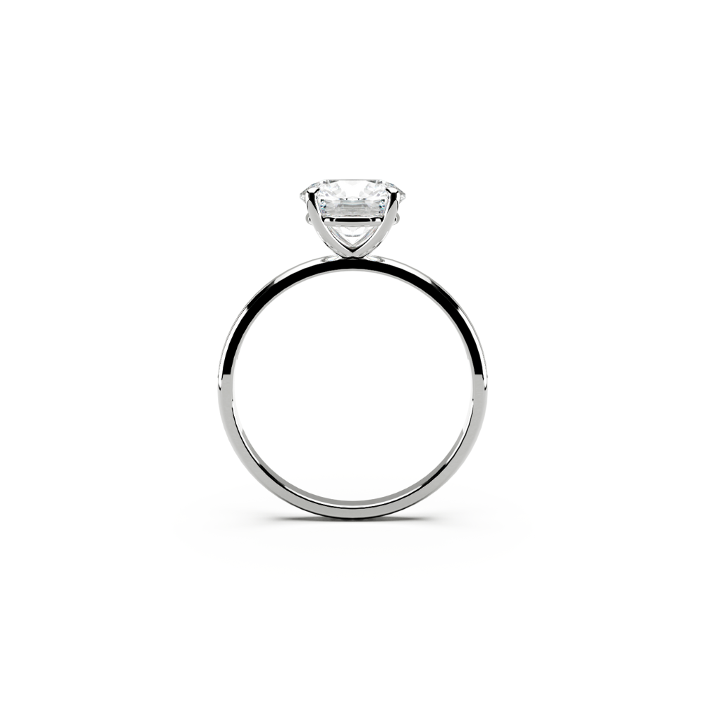 1 carat | The Milli Round Solitaire Ring Pt950 | Lab Grown Diamond Engagement Ring