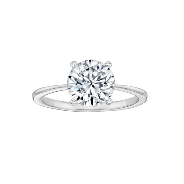 1カラットの高品質なラボグロウンダイヤモンドを使用した婚約指輪