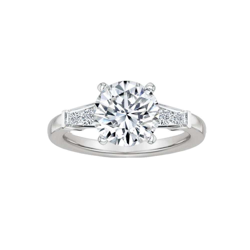 Signature Collection N°5 (Double Side Stone Ring) | Lab Grown Diamond Engagement Ring